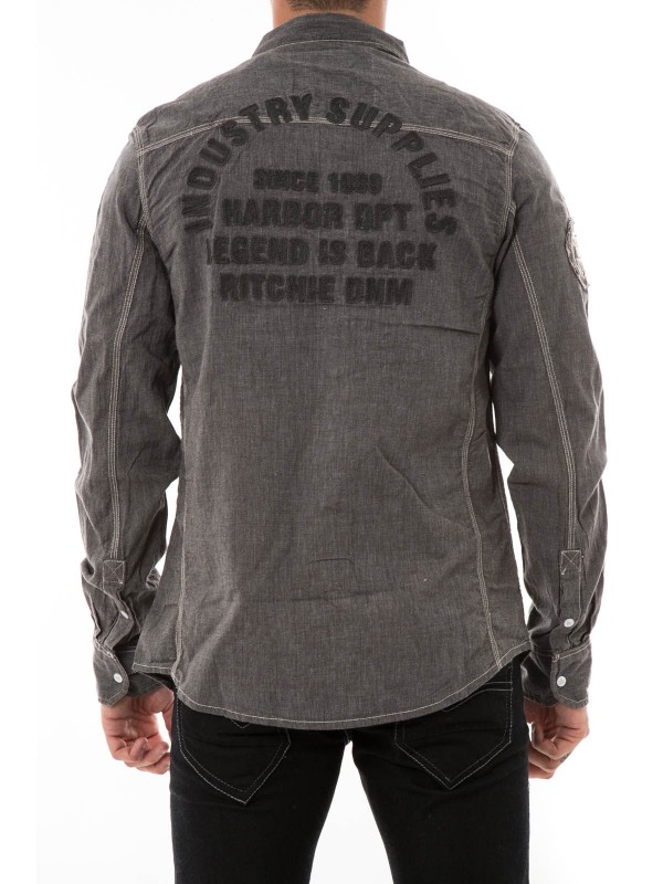 CHEMISE TISKA - Gris