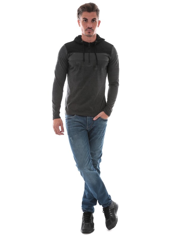 T-SHIRT JIABONG - Gris foncé