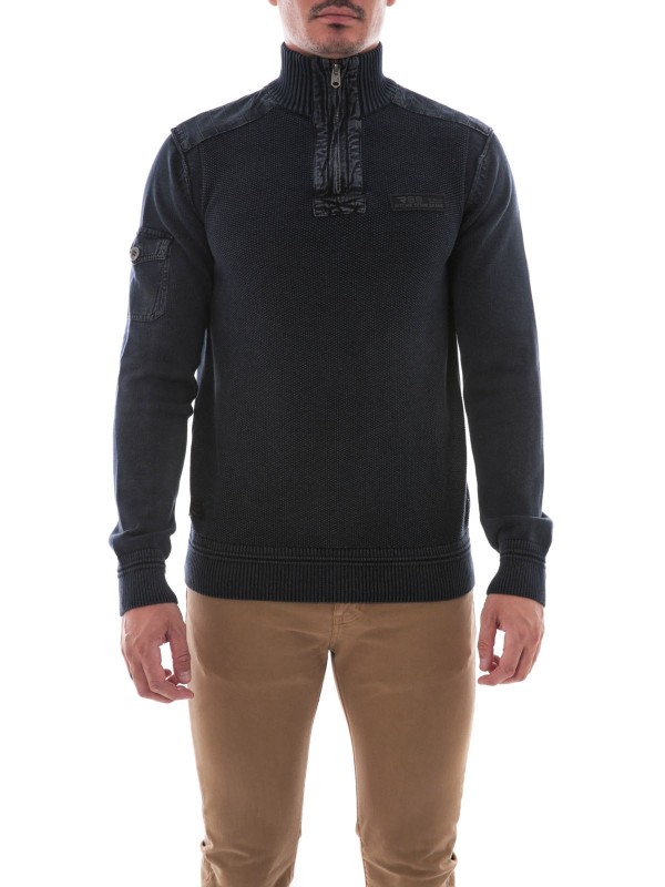 PULL ZIP LAZGO - Marine