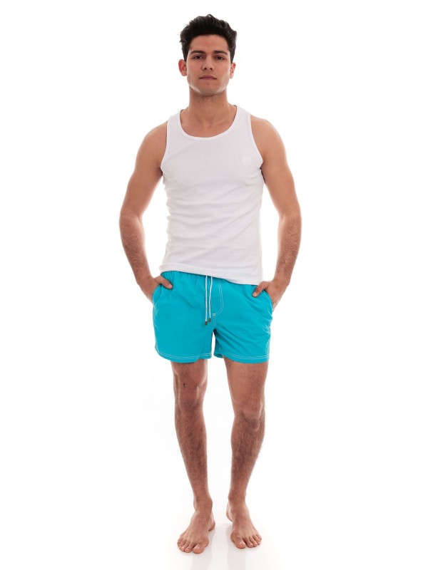 SHORT DE BAIN GARY - Turquoise