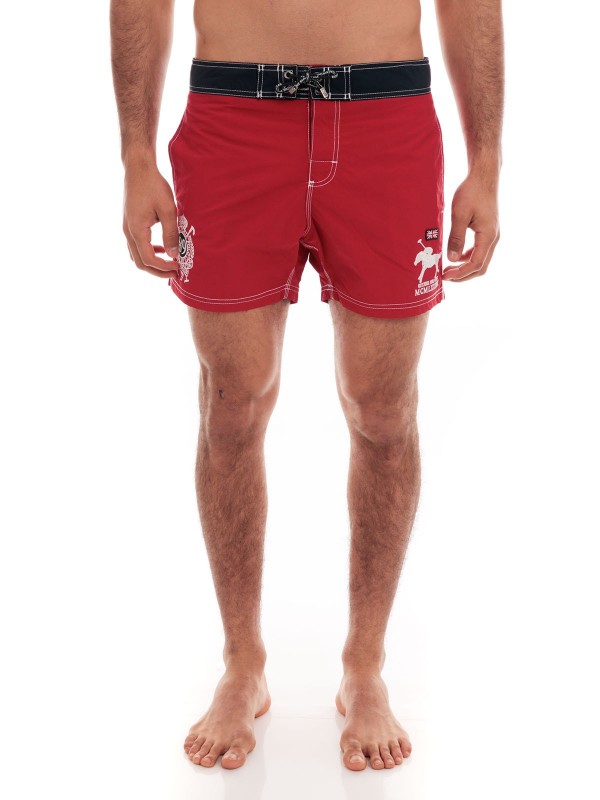 SHORT DE BAIN GOURME - Rouge