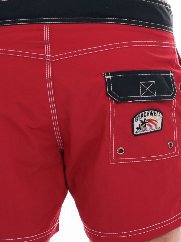 SHORT DE BAIN GOURME - Rouge