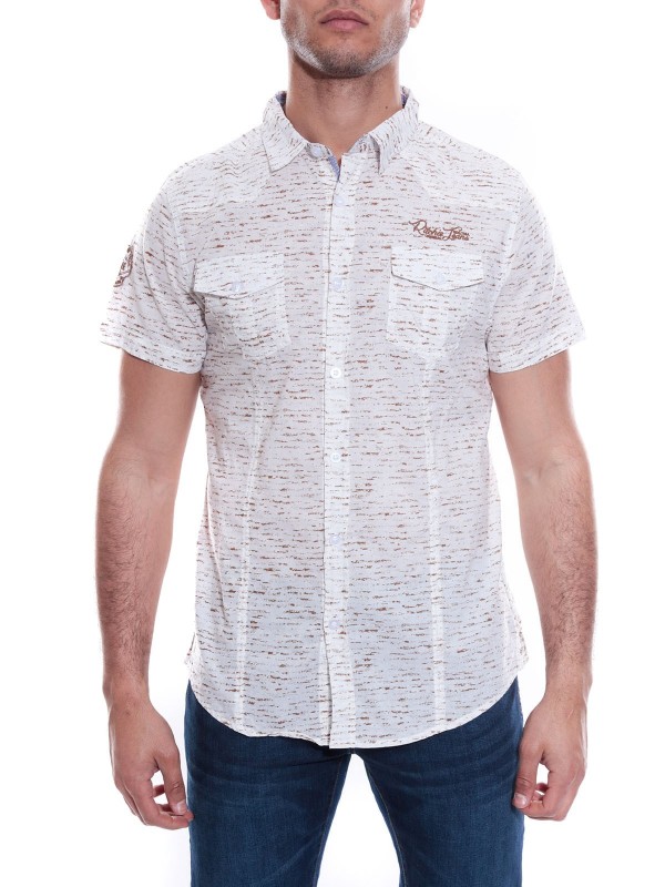 CHEMISETTE DAMASE - Marron