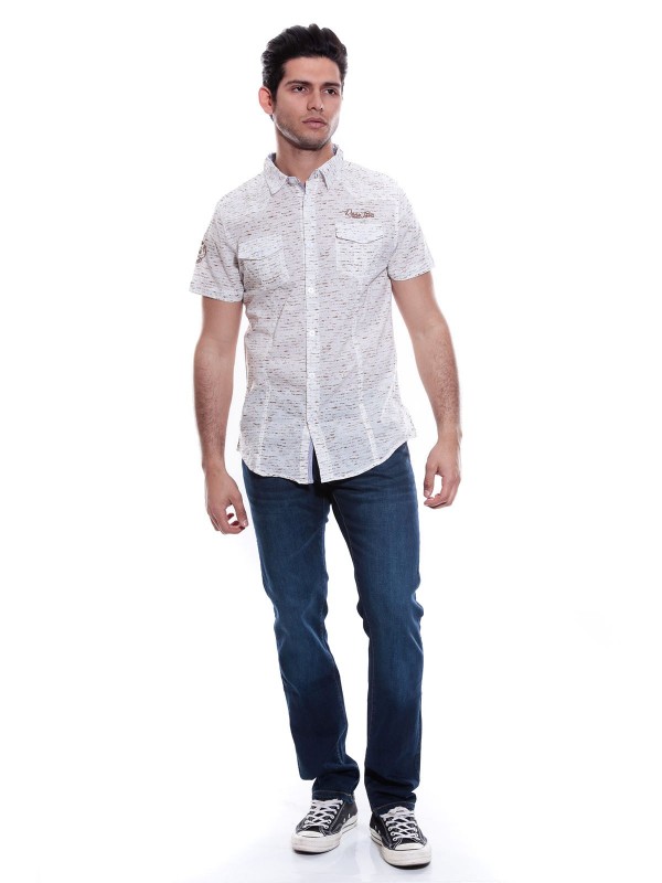 CHEMISETTE DAMASE - Marron