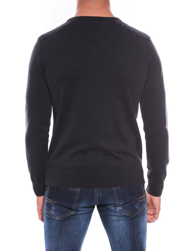 PULL COL V LADWIN - Noir