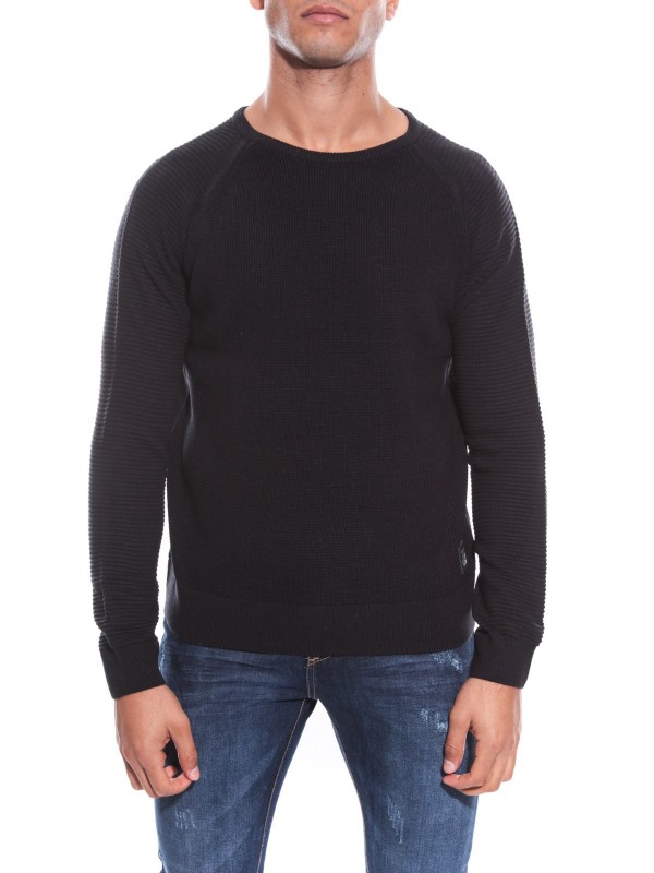 PULL COL ROND LECQUES - Noir