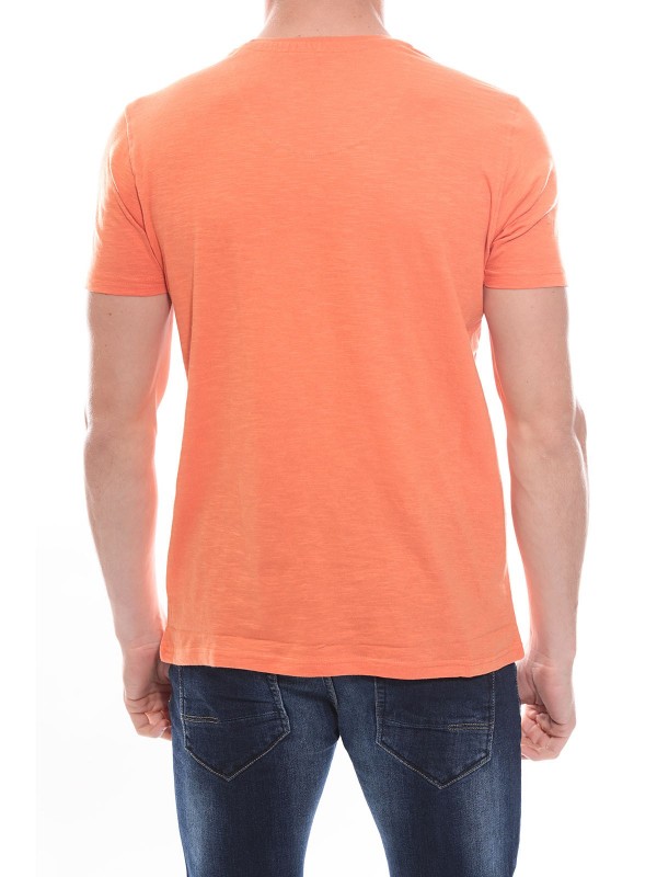 T-shirt col rond en coton...