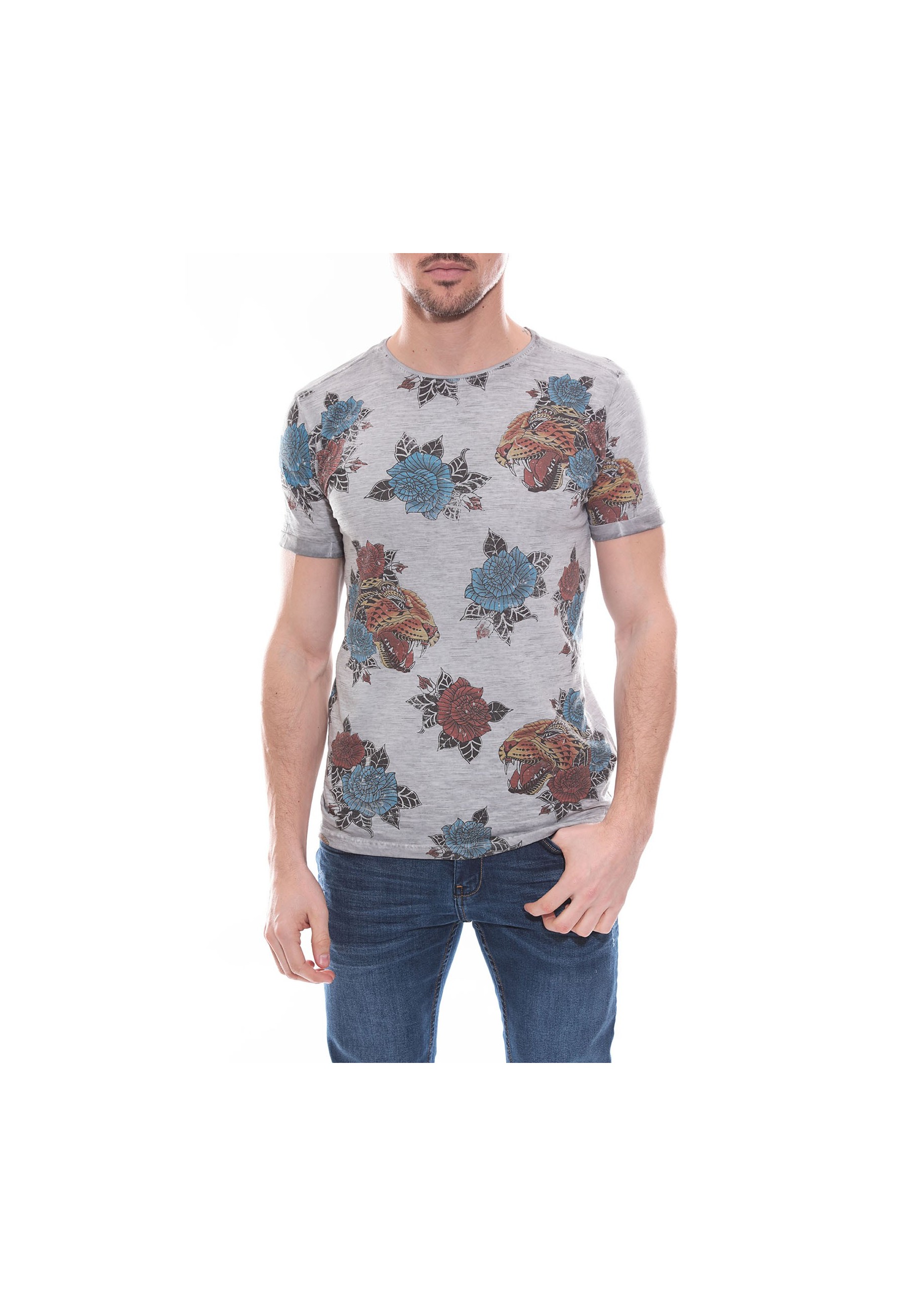 T-shirt col rond en coton NATILE