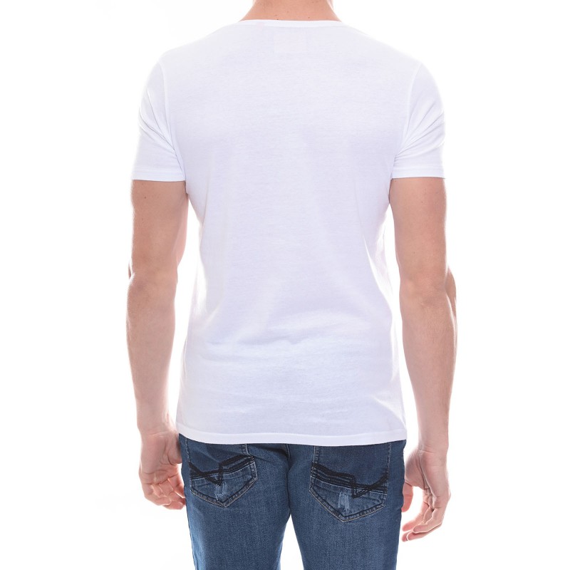 T-shirt col rond en coton NELSON