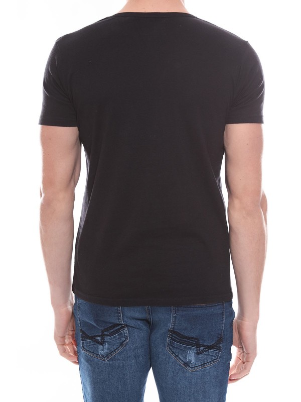 T-shirt col rond en coton...