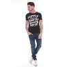 T-shirt col rond en coton NELSON