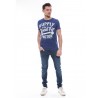 T-shirt col rond en coton NELSON
