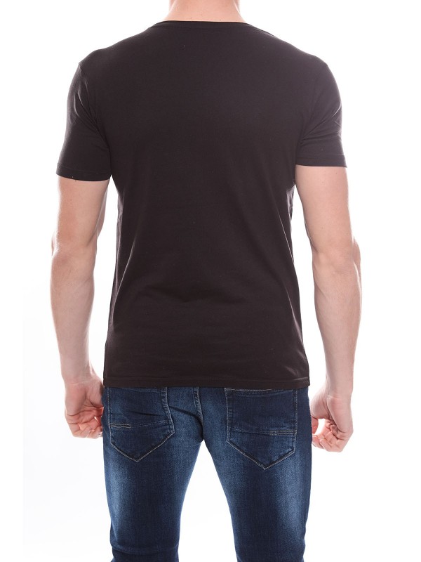 T-shirt col rond NOVES - Noir