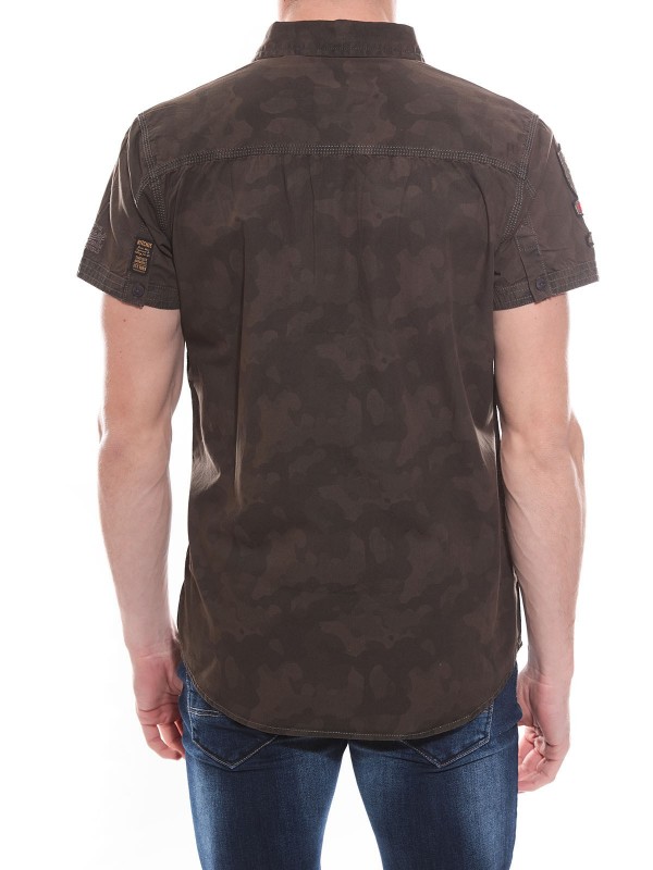 Chemise en coton imprimé...