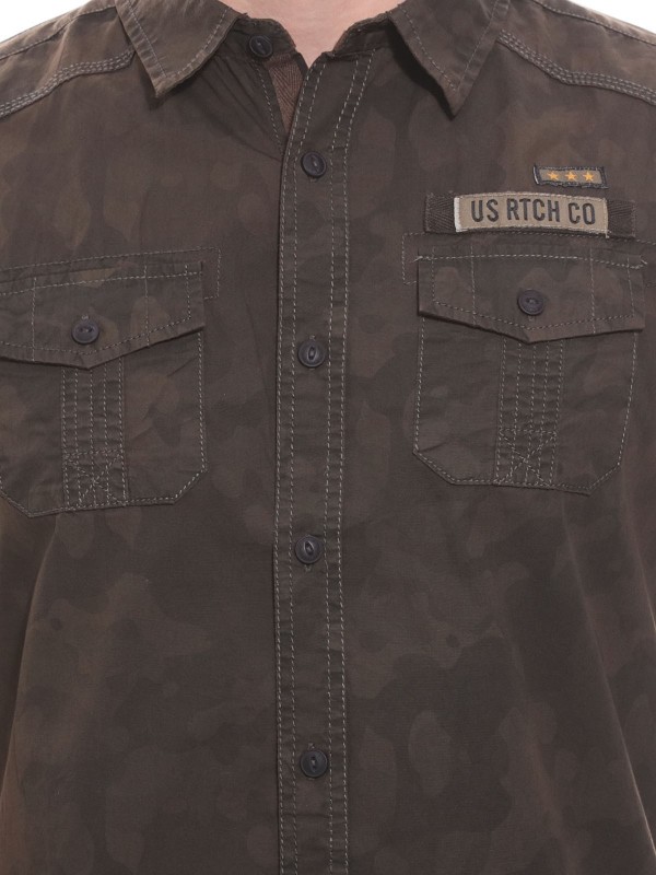 Chemise en coton imprimé...