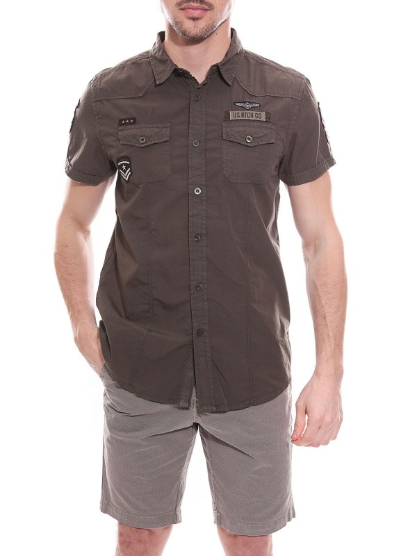 Chemise manches courtes...