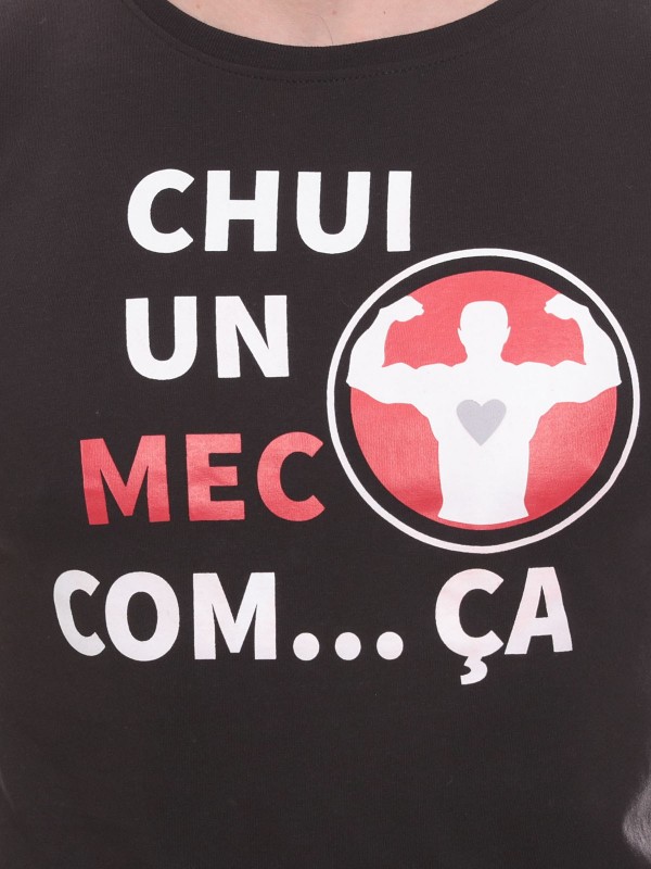 T-shirt col rond NOGENT - Noir