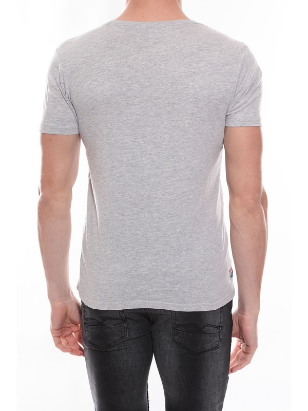 T-shirt col rond en coton...