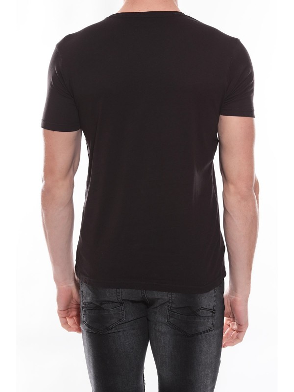 T-shirt col rond en coton...