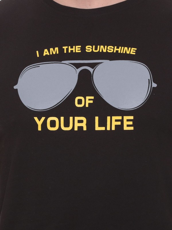 T-shirt col rond en coton...