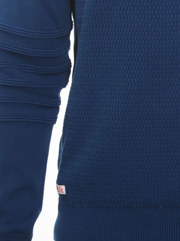 Pull col rond en coton ALEX...