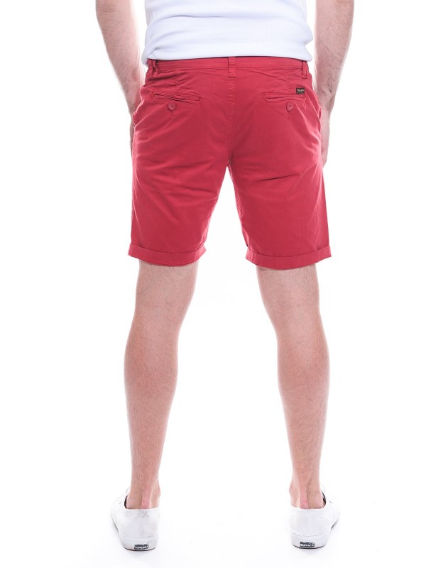 Bermuda chino BOLTON - Rouge