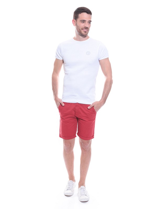 Bermuda chino BOLTON - Rouge
