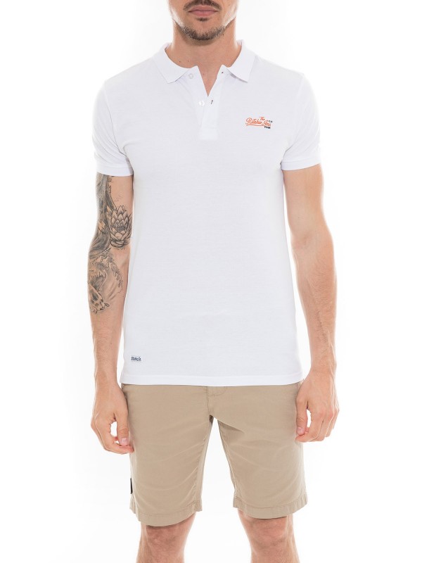 Polo en coton POPPLES - Blanc