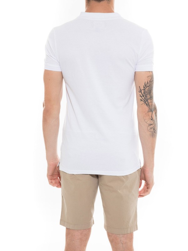 Polo en coton POPPLES - Blanc