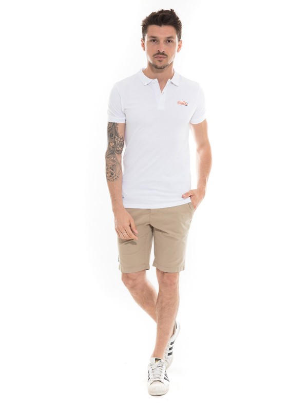 Polo en coton POPPLES - Blanc