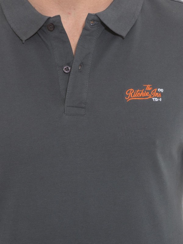 Polo en coton POPPLES - Gris