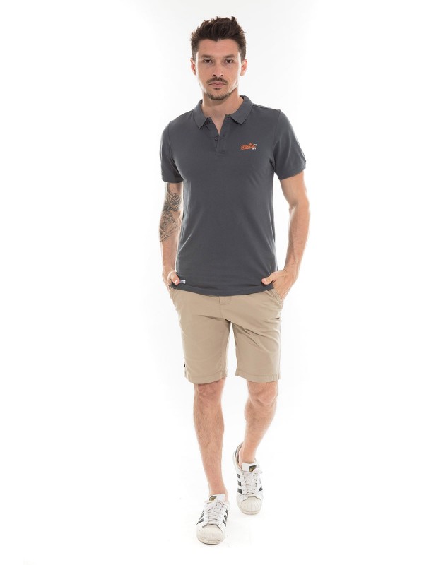 Polo en coton POPPLES - Gris