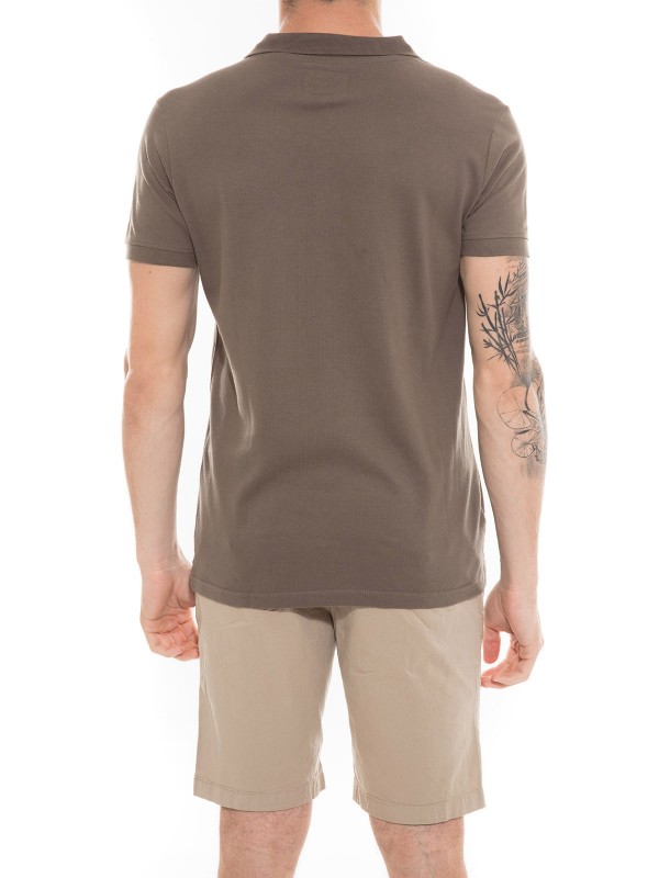 Polo en coton POPPLES - Kaki
