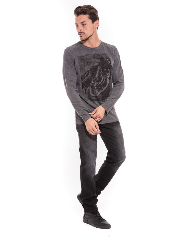 T-shirt manches longues col...