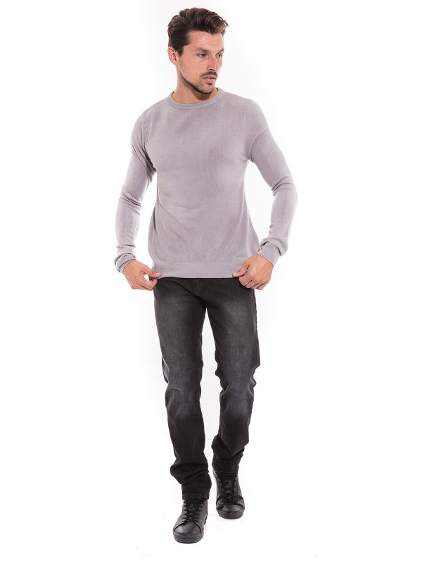 Pull col rond effet...