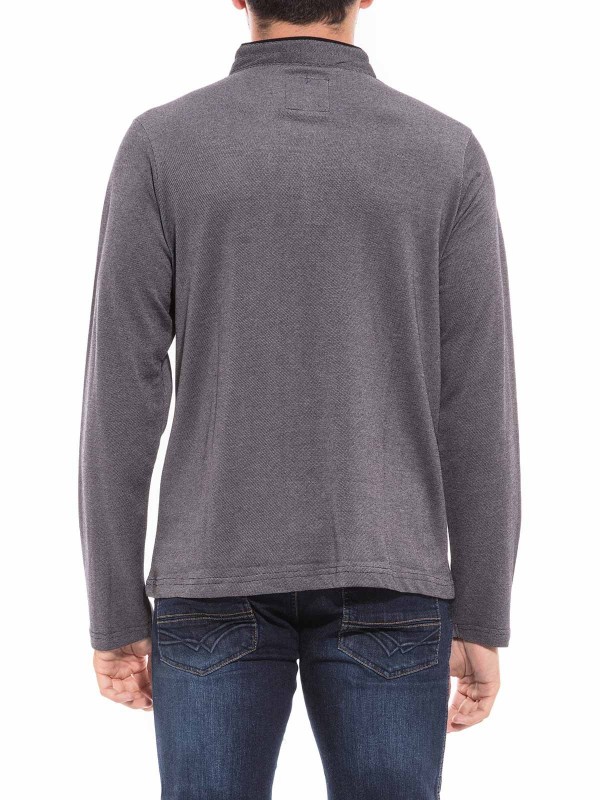 Polo manches longues col...