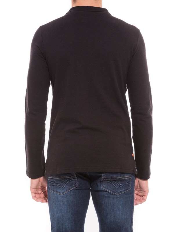 Polo manches longues en...