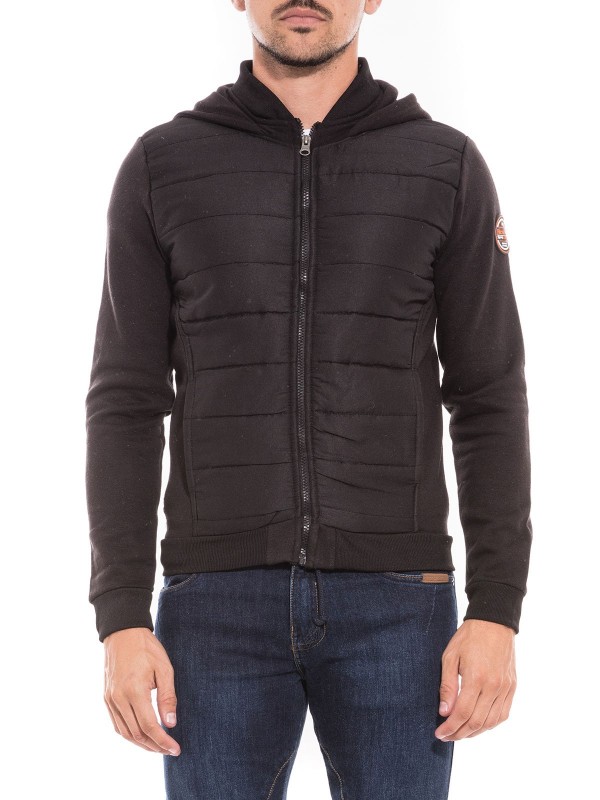 Sweat zippé capuche blouson...