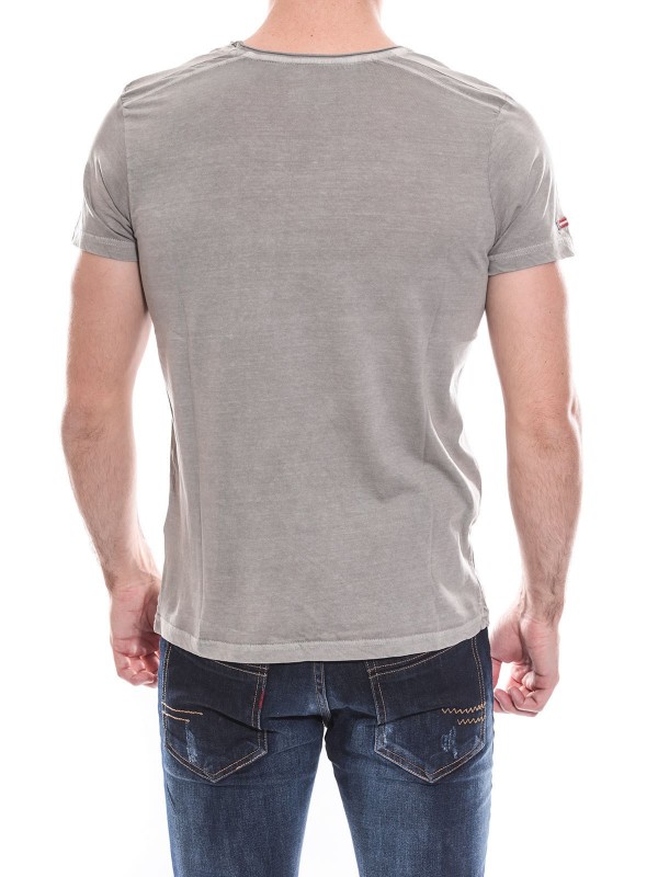 T-shirt col V manches courtes pur coton KJ NORNES