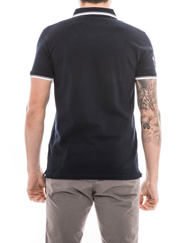 Polo pur coton POUKI - Bleu...