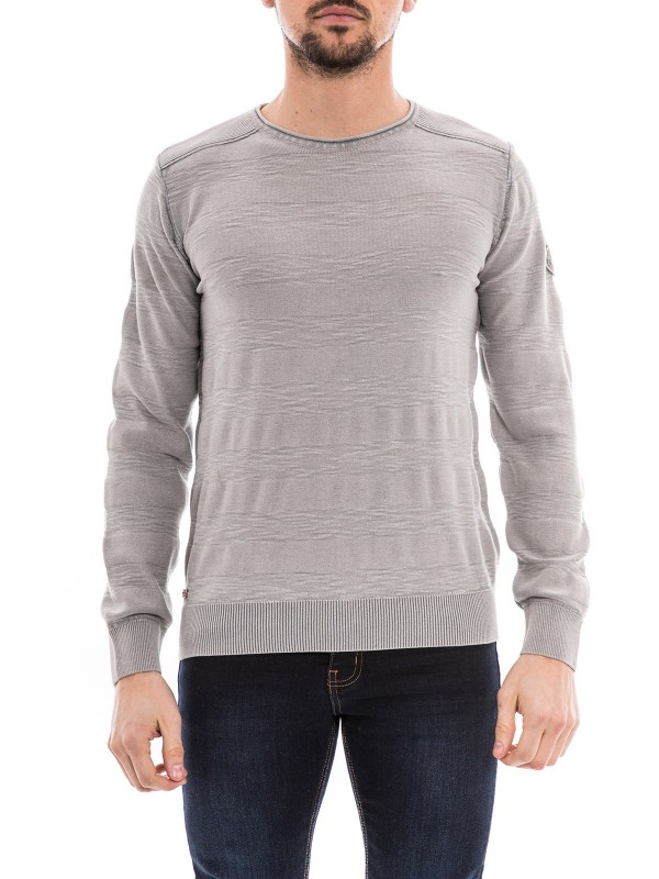 Pull col rond pur coton...