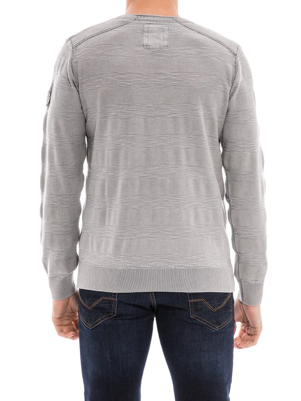 Pull col rond pur coton...