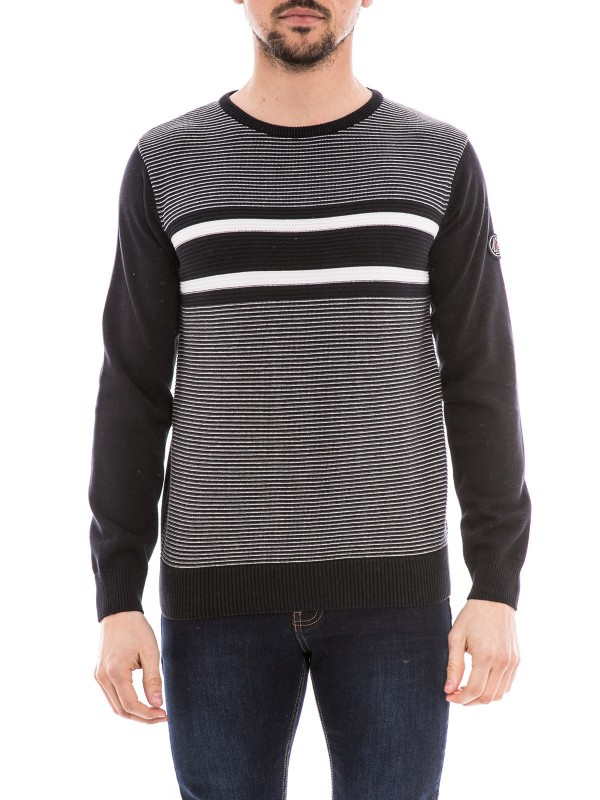 Pull col rond pur coton APAWA