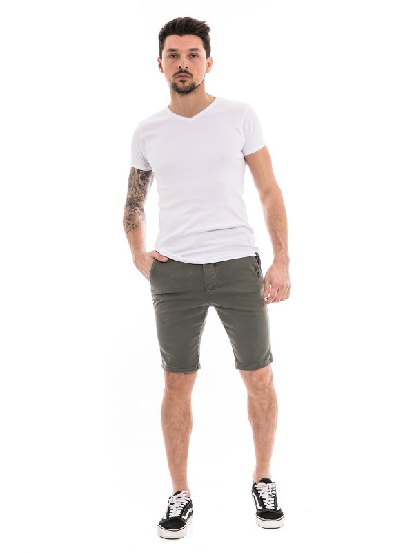 Bermuda slim BETESDA - Kaki