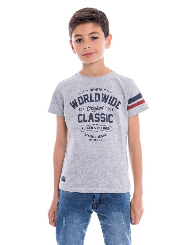 T-shirt col rond NOLERO BOY...