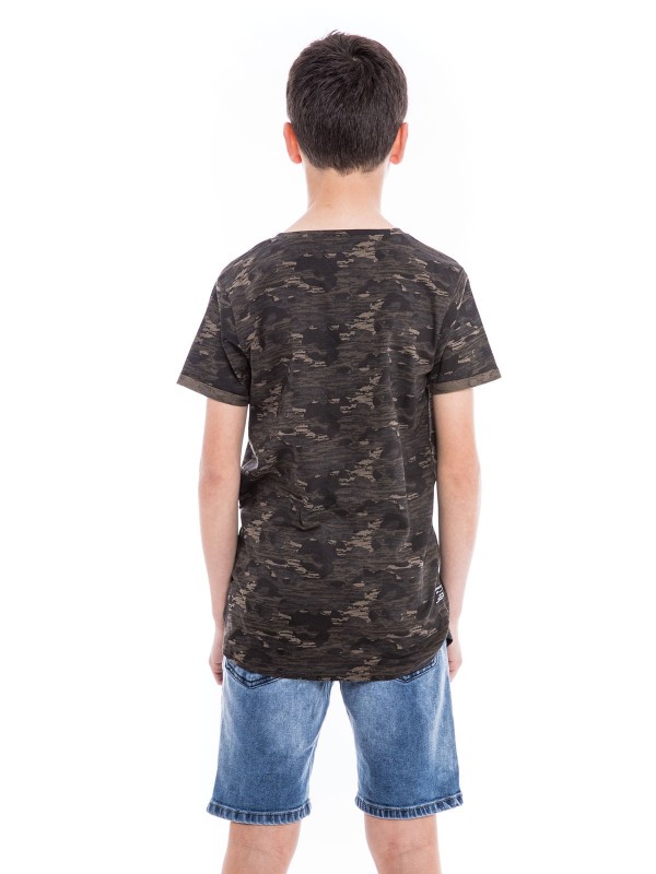 T-shirt motif militaire...