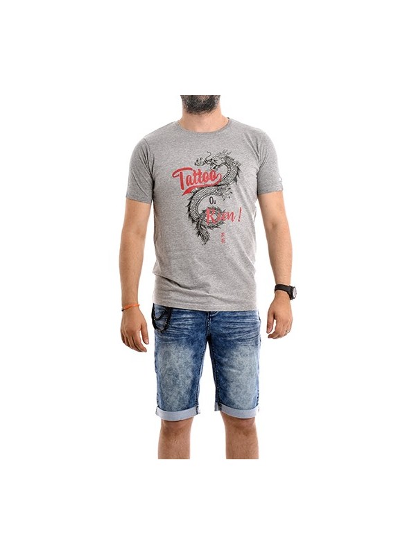 T-shirt col rond pur coton organique NADES