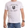 T-shirt col rond pur coton organique message NAOURS