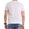 T-shirt col rond pur coton organique message NAOURS