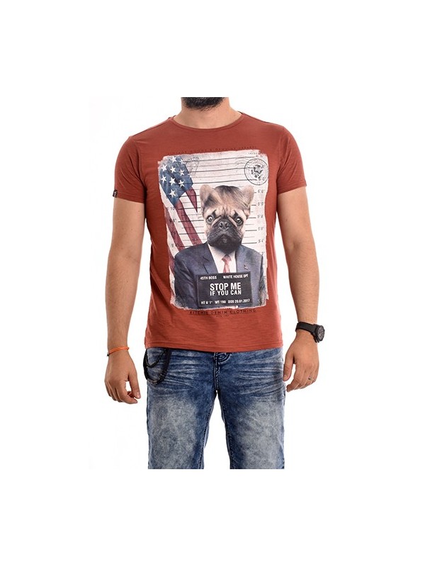 T-shirt col rond coton...